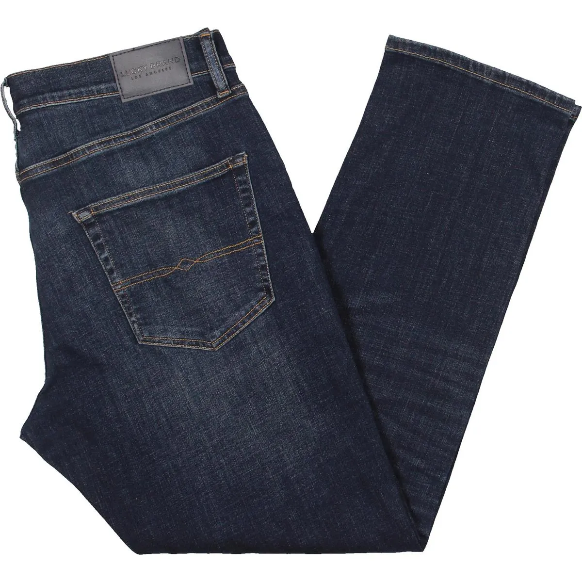 410 Mens Athletic Dark Wash Straight Leg Jeans