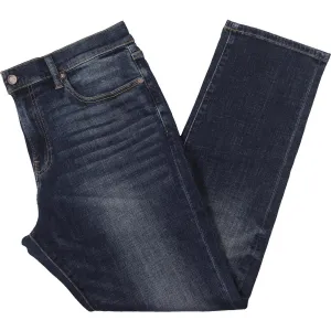 410 Mens Athletic Dark Wash Straight Leg Jeans