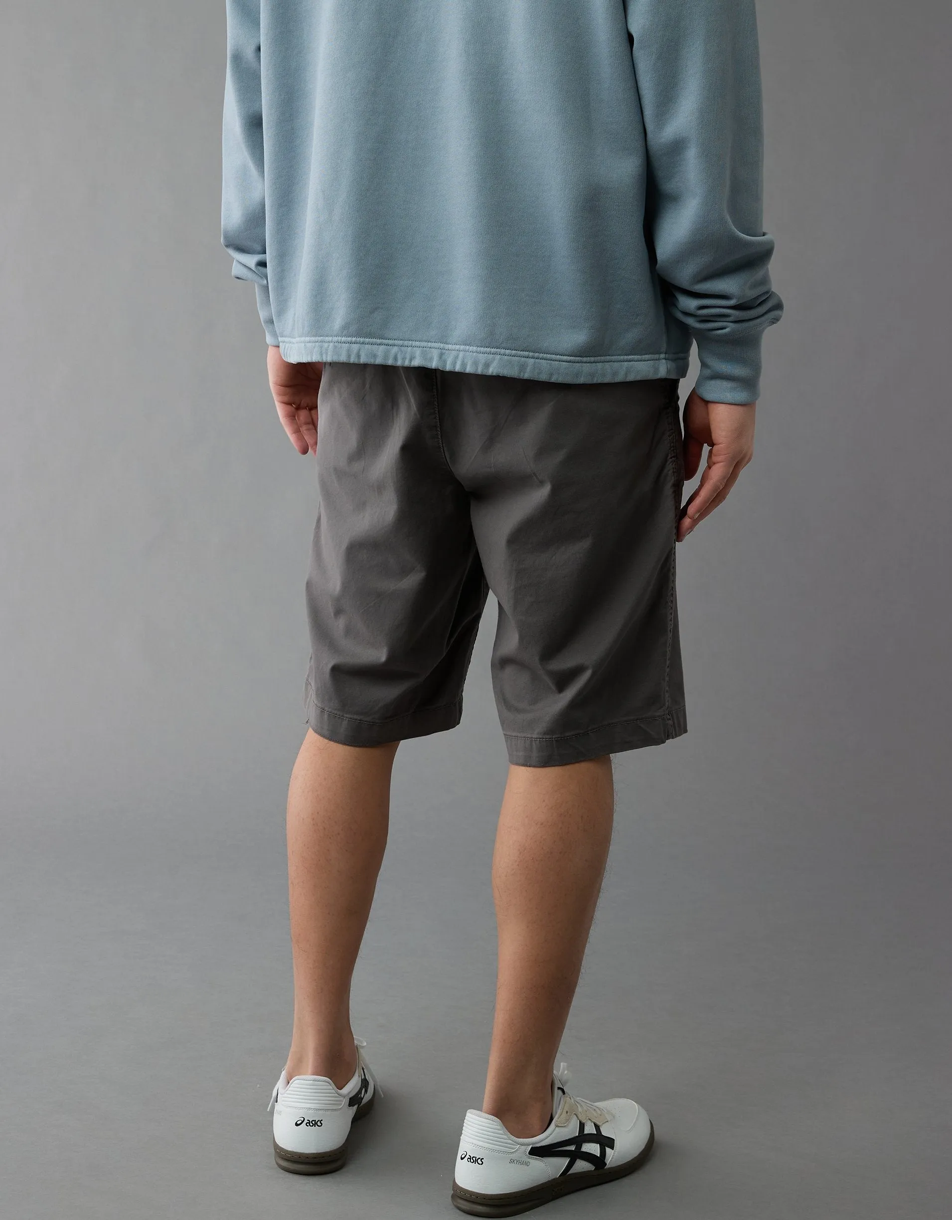 AE Flex 12" Longer Length Lived-In Khaki Short