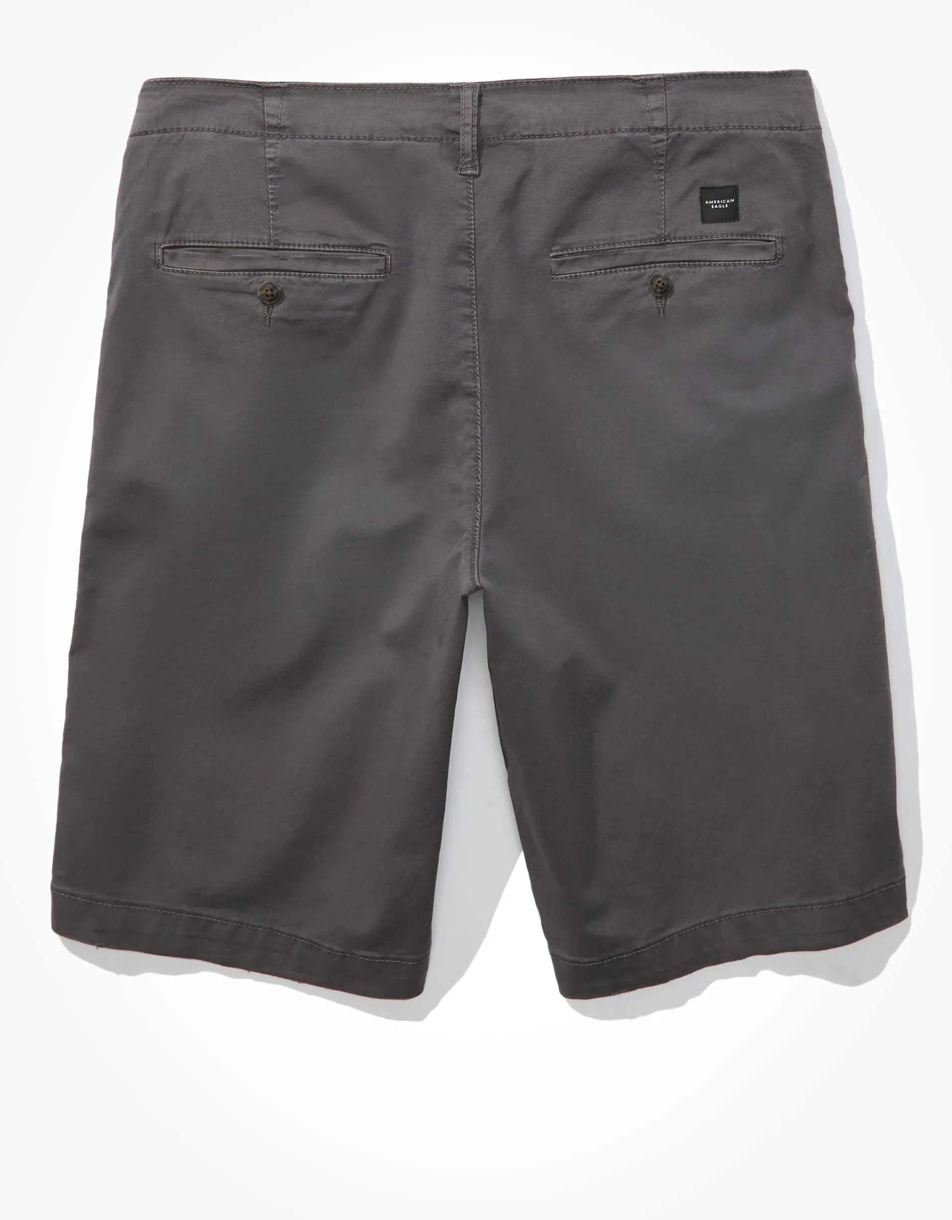 AE Flex 12" Longer Length Lived-In Khaki Short