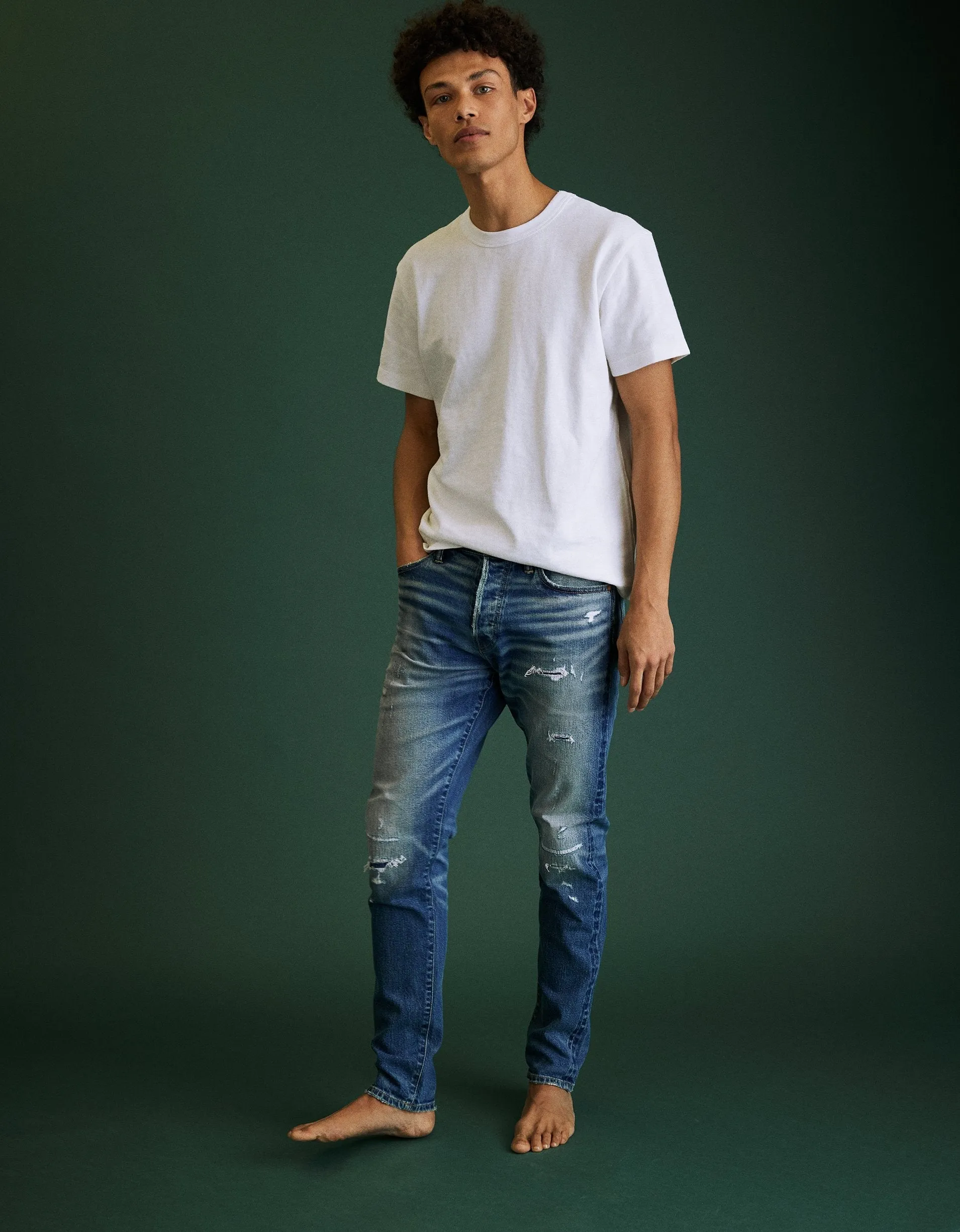 AE77 Premium Athletic Skinny Jean