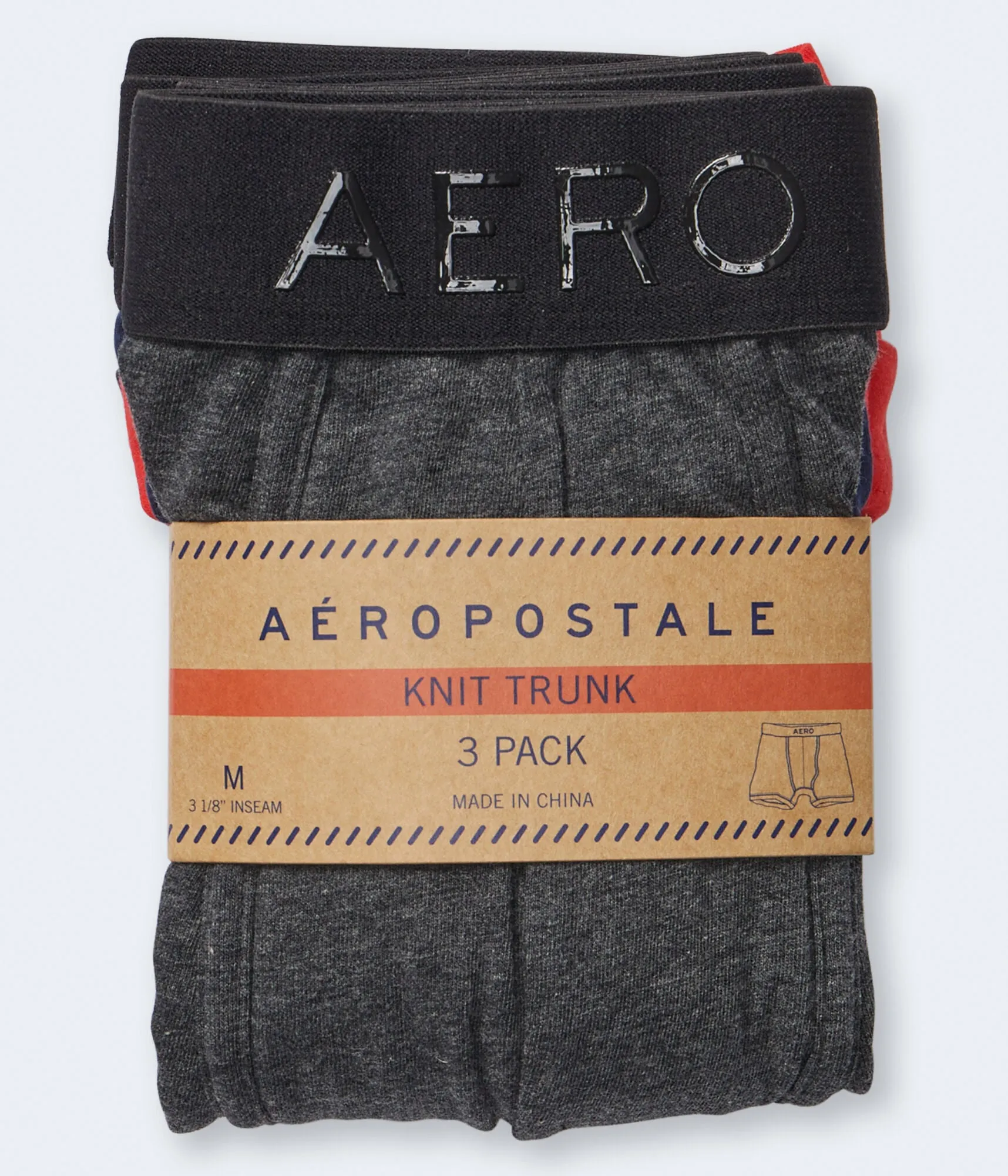 Aeropostale Men's Knit Trunk 3-Pack***