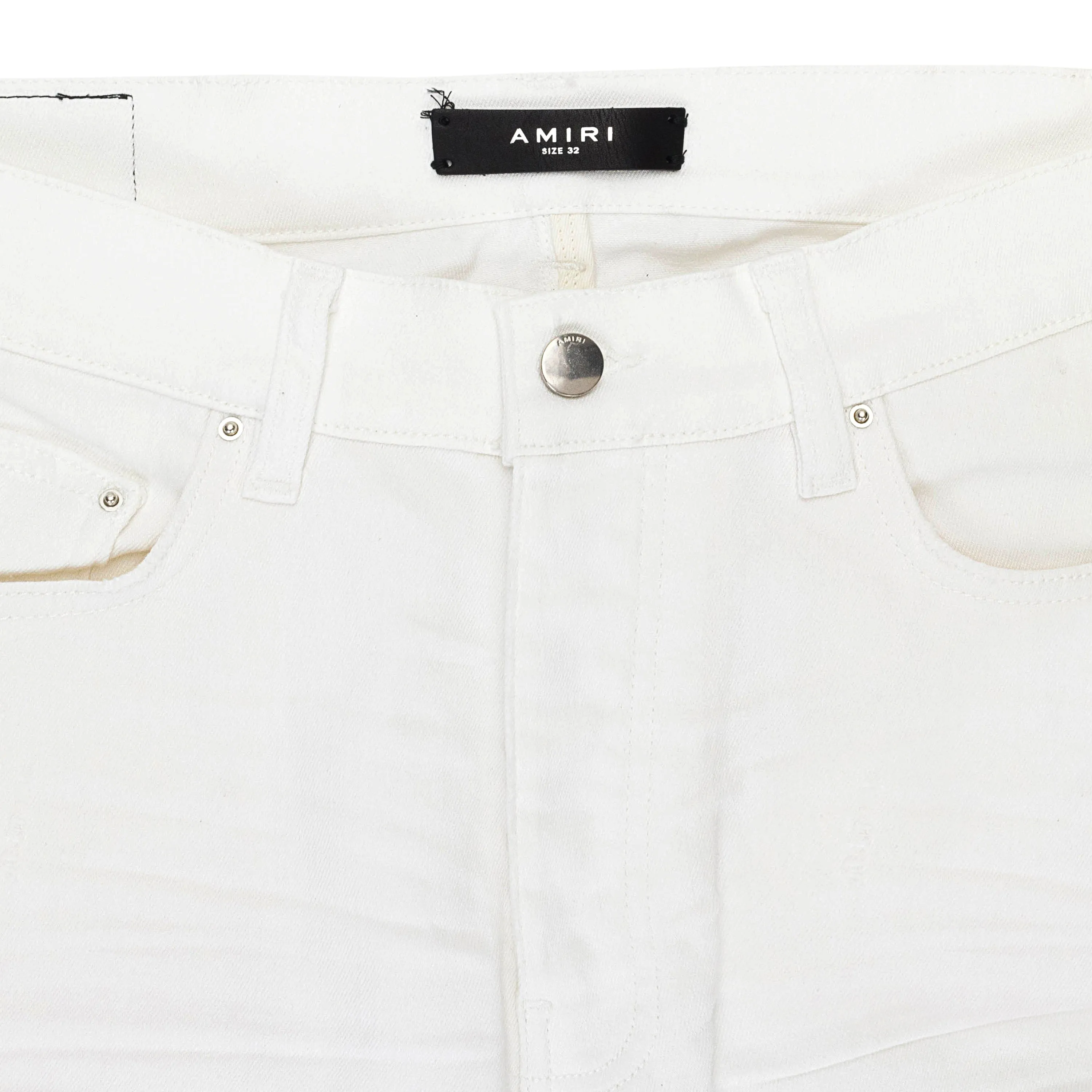 AMIRI MX1 WHITE SKINNY JEANS