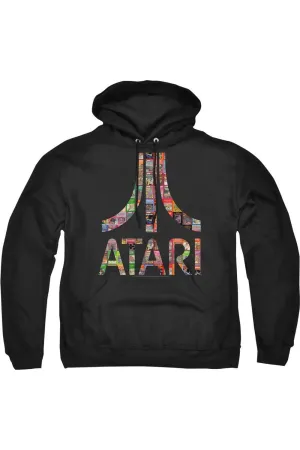 Atari Box Art Adult Pull Over Hoodie