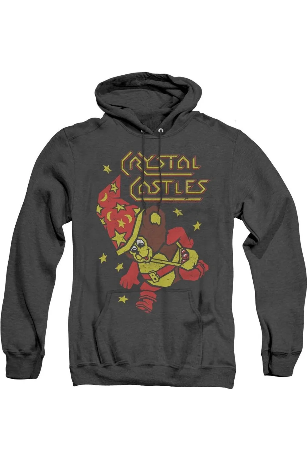 Atari Crystal Bear Adult Heather Hoodie