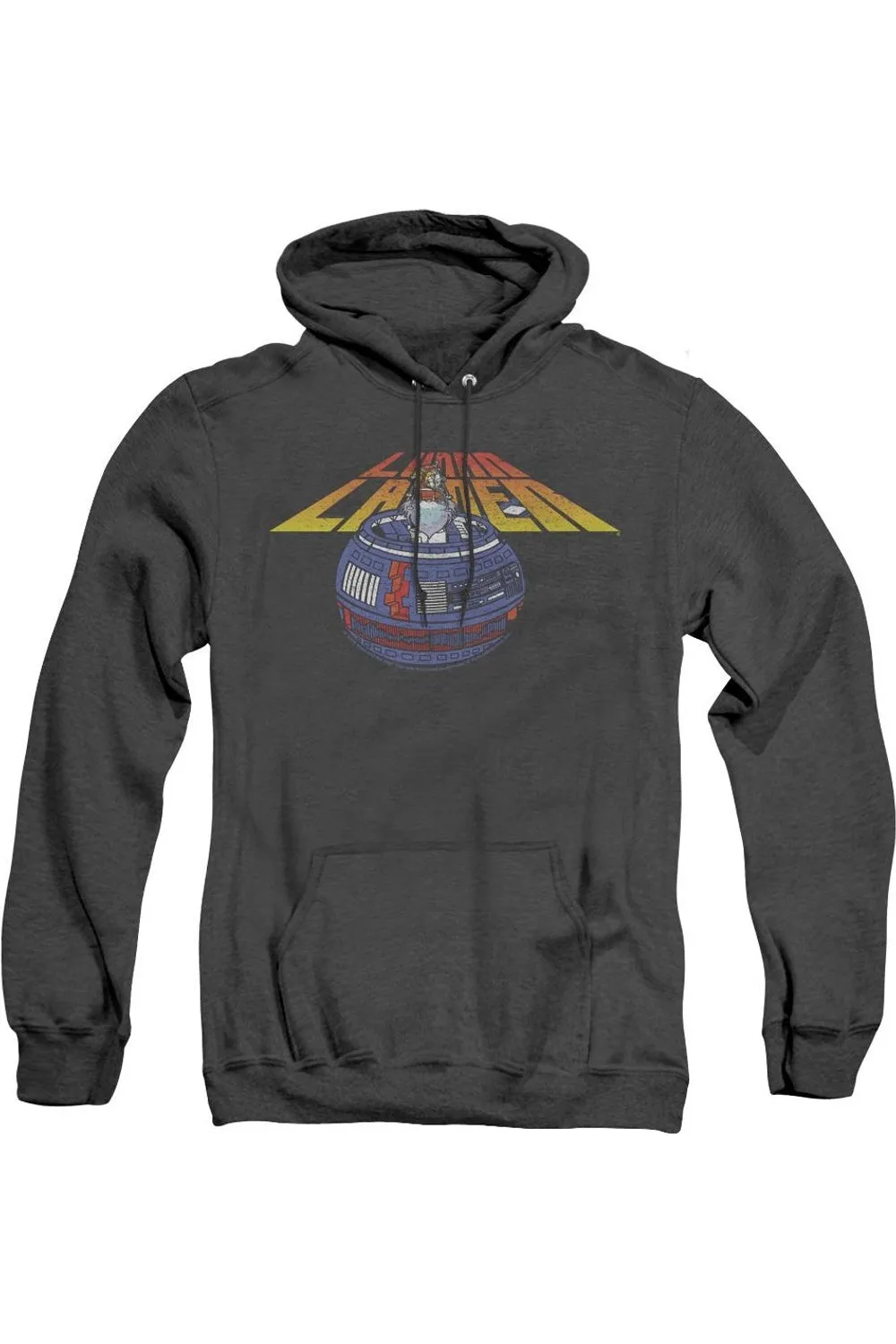 Atari Lunar Globe Adult Heather Hoodie