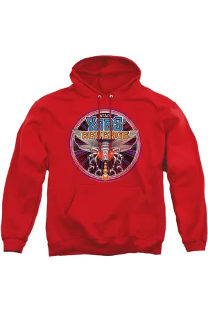 Atari Yars Revenge Patch Adult Pull Over Hoodie