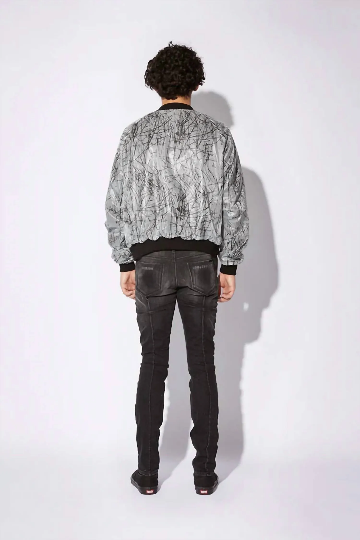 Atticus Jacket In Black Lines