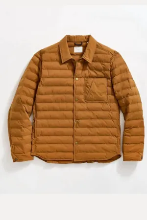 Baffle Shirt Jacket In Billy's Brown