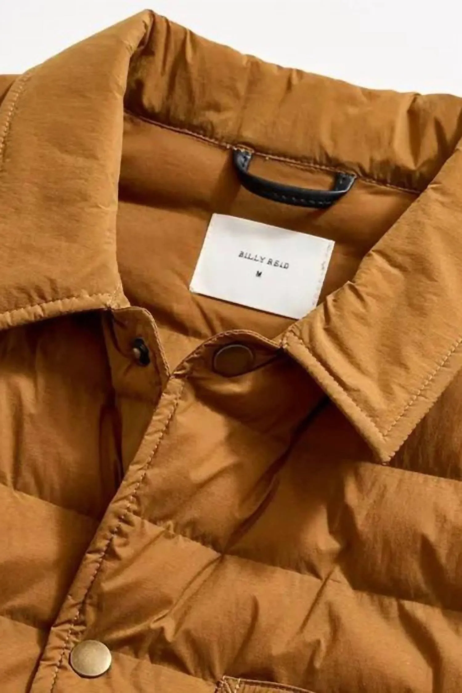 Baffle Shirt Jacket In Billy's Brown