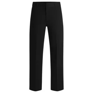 Baggy-fit trousers in cotton twill