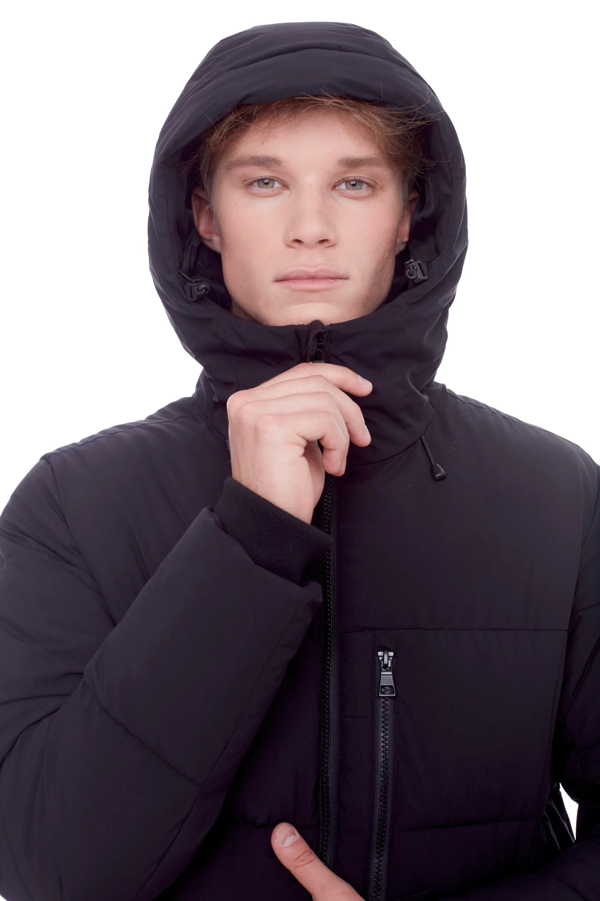 BANFF | MEN'S VEGAN DOWN (RECYCLED) MID-WEIGHT QUILTED PUFFER JACKET
