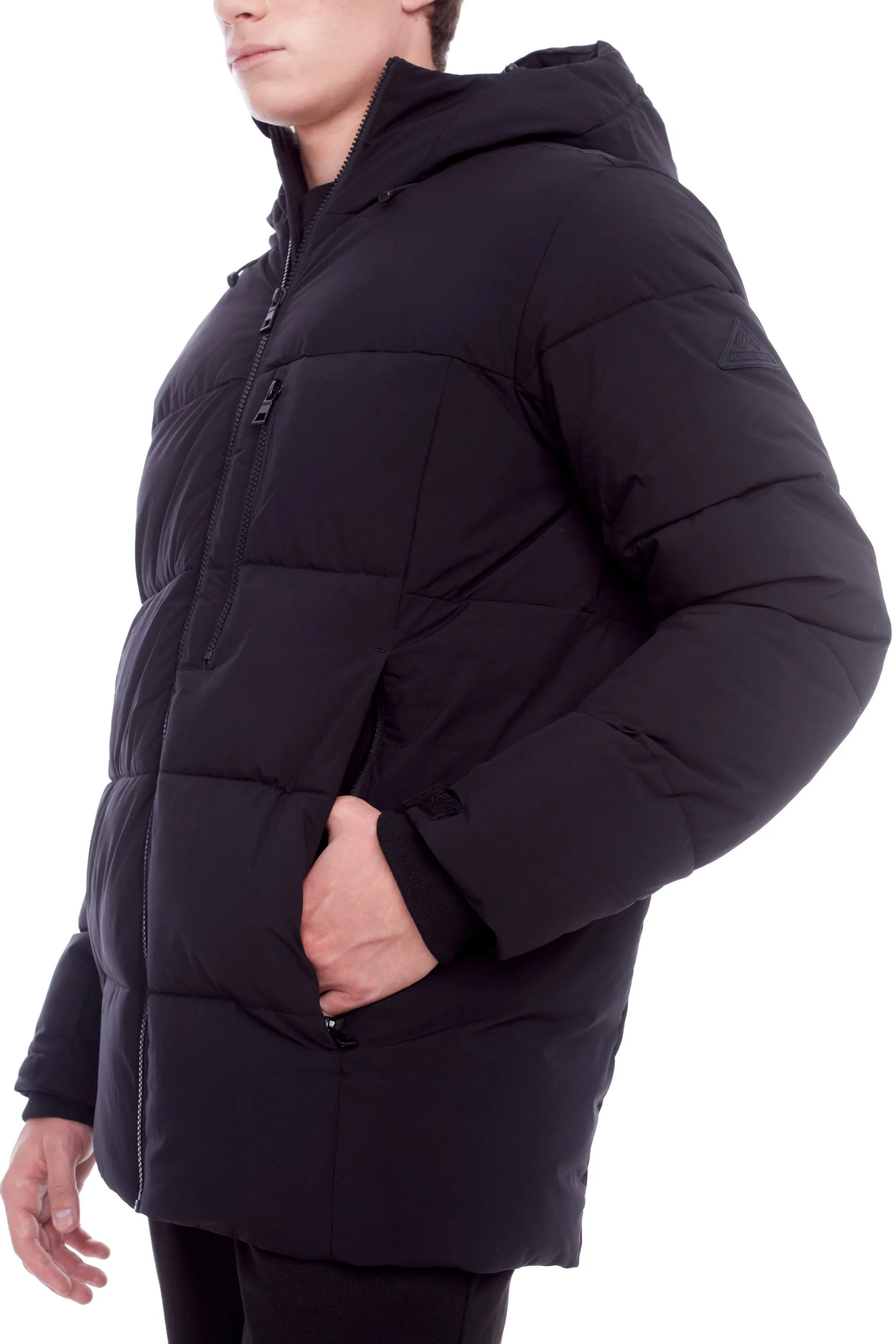 BANFF | MEN'S VEGAN DOWN (RECYCLED) MID-WEIGHT QUILTED PUFFER JACKET