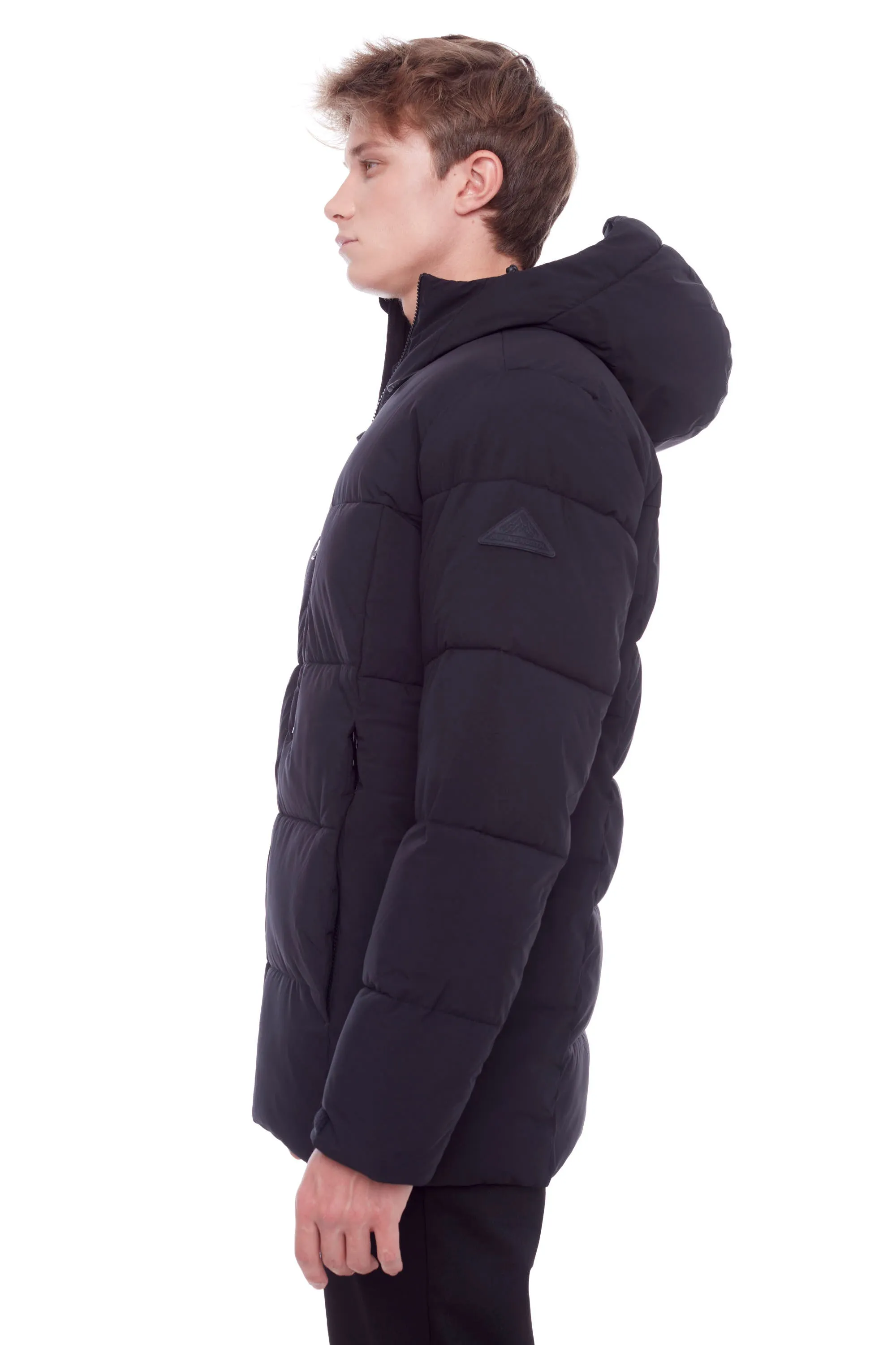 BANFF | MEN'S VEGAN DOWN (RECYCLED) MID-WEIGHT QUILTED PUFFER JACKET
