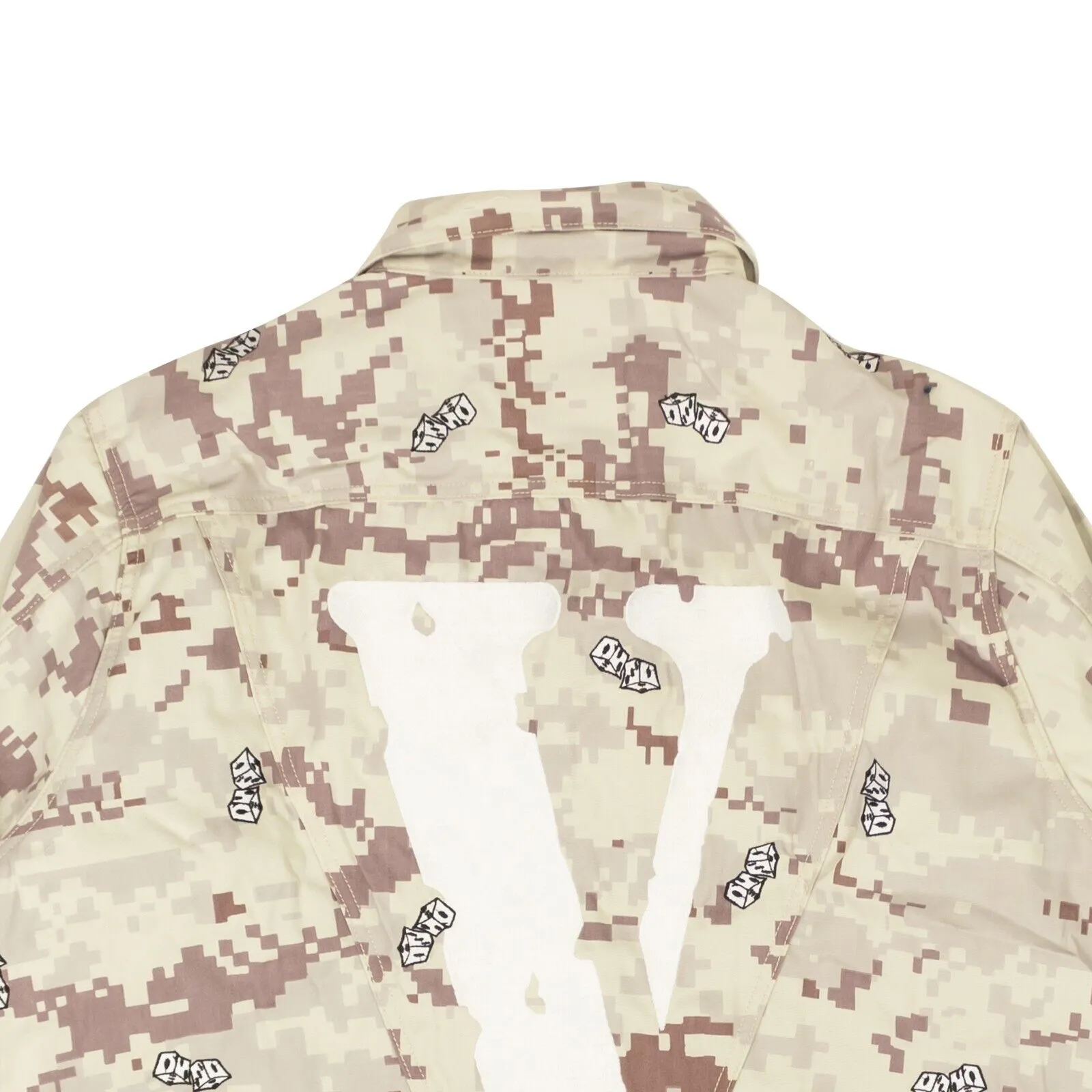 Beige Digi Camo Denim Jacket