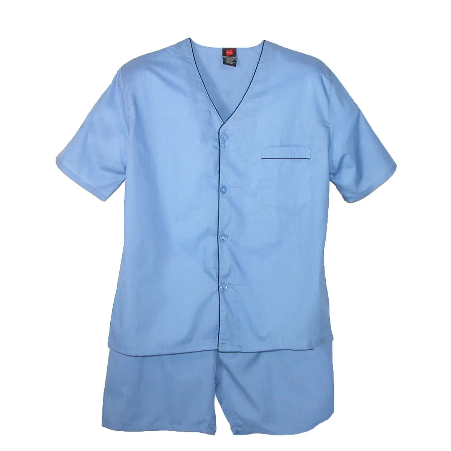 Big and Tall Short Sleeve Short Leg Pajama Set