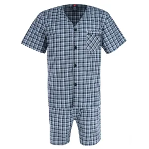 Big and Tall Short Sleeve Short Leg Pajama Set