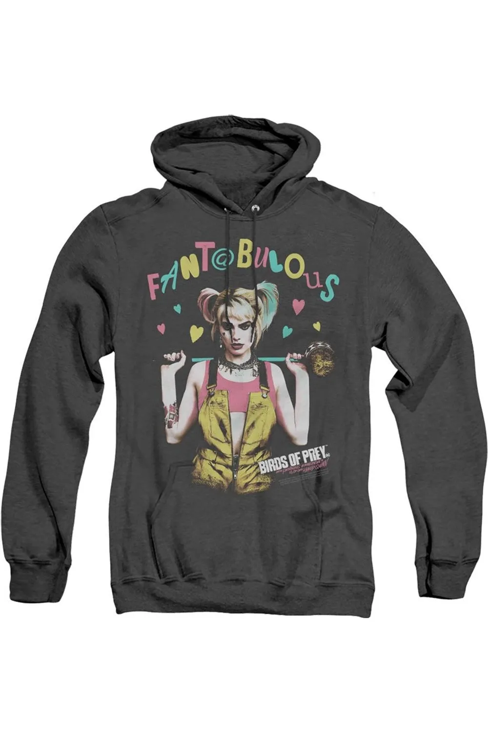 Birds Of Prey Fantabulous Adult Heather Hoodie / Hooded Sweatshirt