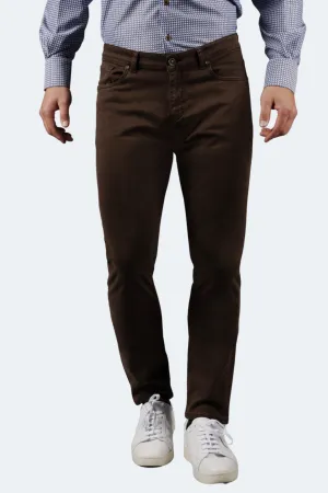 Brown Tencel Pants