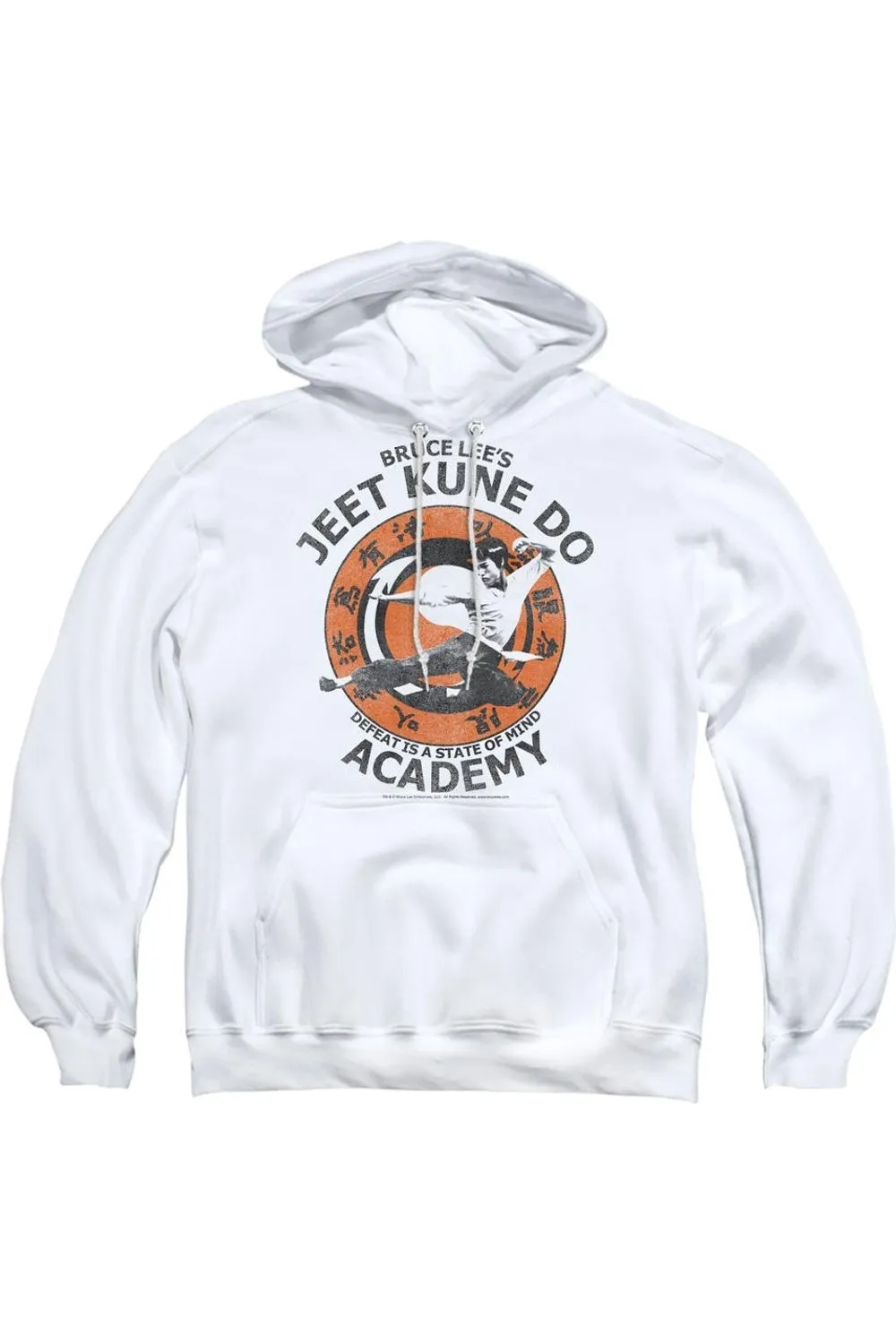 Bruce Lee Jeet Kune Adult Pull Over Hoodie