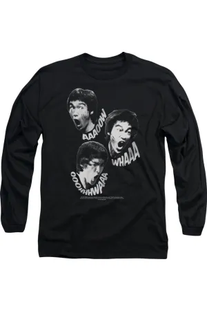 Bruce Lee Sounds Of The Dragon Long Sleeve Adult Tee / T-Shirt