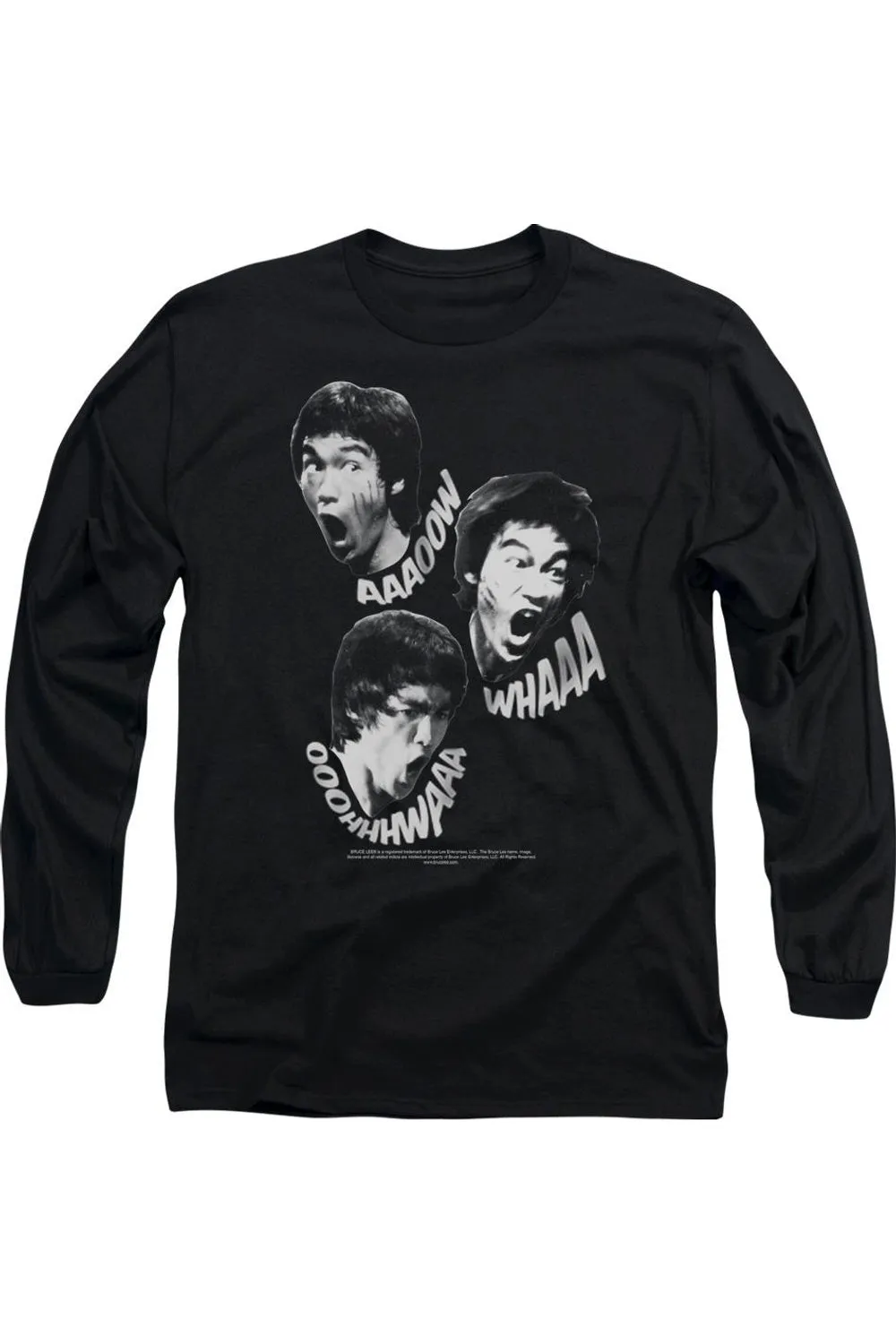 Bruce Lee Sounds Of The Dragon Long Sleeve Adult Tee / T-Shirt