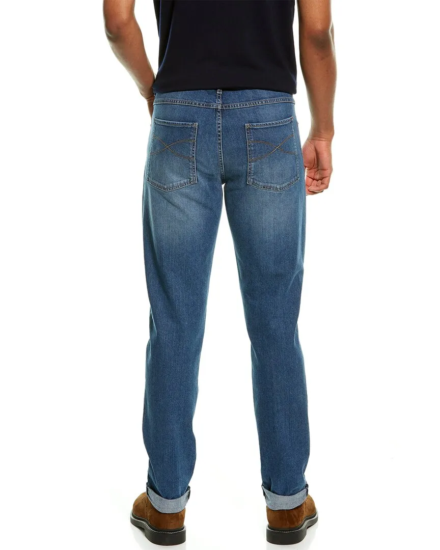 Brunello Cucinelli Blue Skinny Jean
