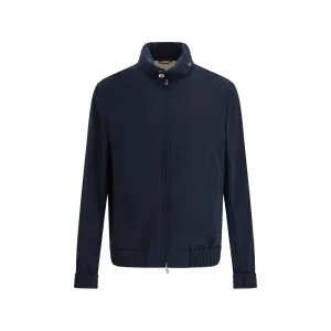 Brunello Cucinelli Water-repellent Jacket with removable Men's hood