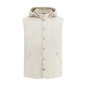 Brunello Cucinelli Water-repellent microfiber Men's Vest