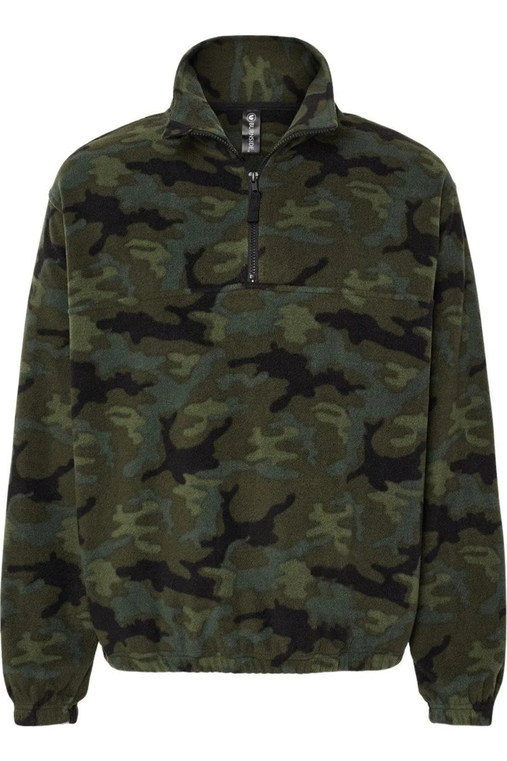 Burnside Polar Fleece Quarter-Zip Pullover