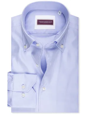 Buttondown Collar Twill Shirt Blue