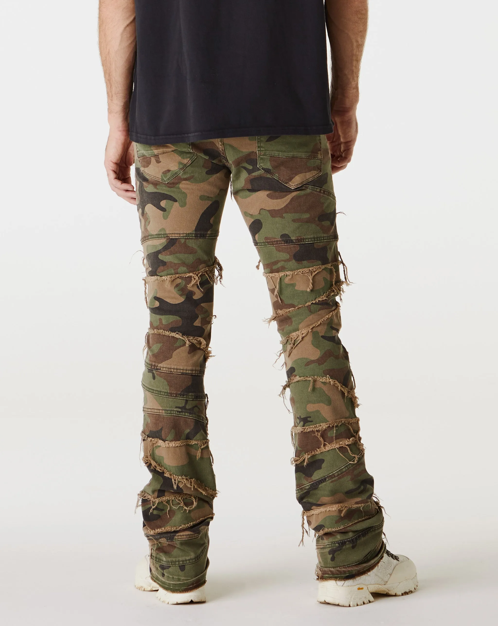 Camo With Raw Edges