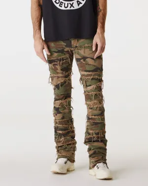 Camo With Raw Edges