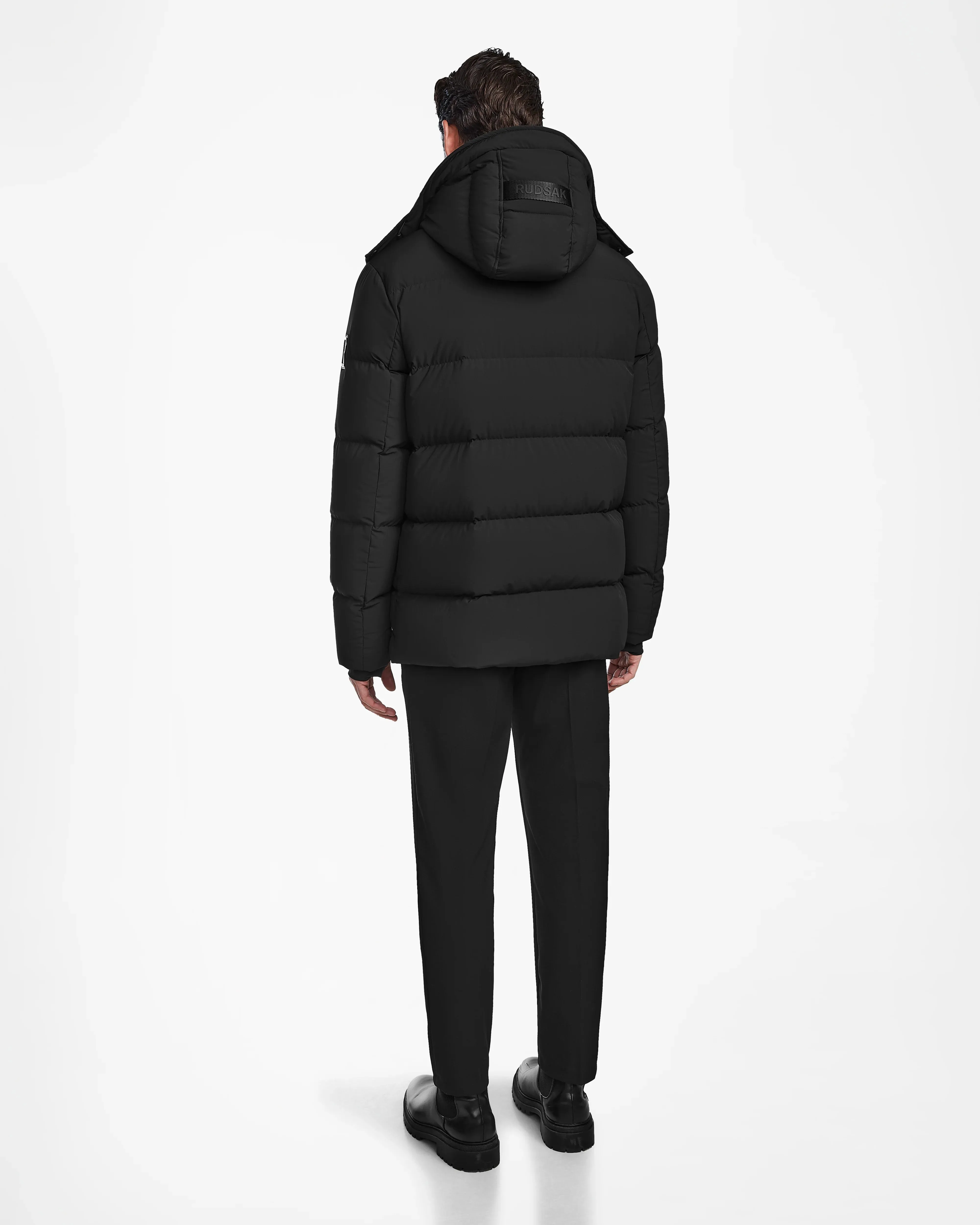 CARLOS MEN'S MATTE QUILTED DOWN PARKA