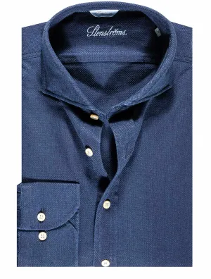 Casual Fitted Body Shirt Navy