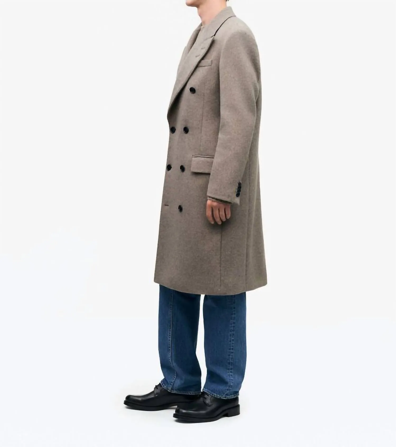 Chiaver Coat In Eggshell