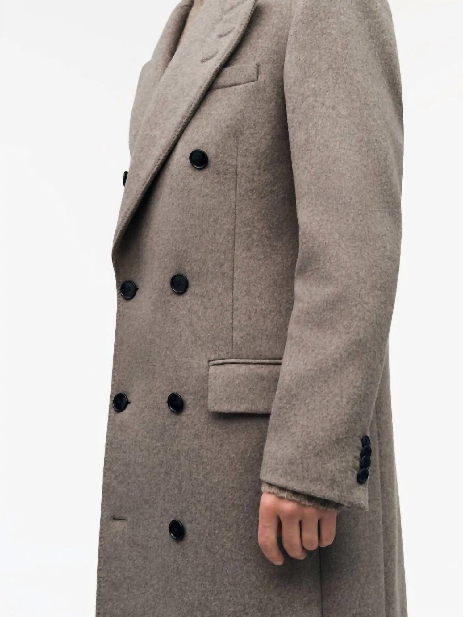 Chiaver Coat In Eggshell