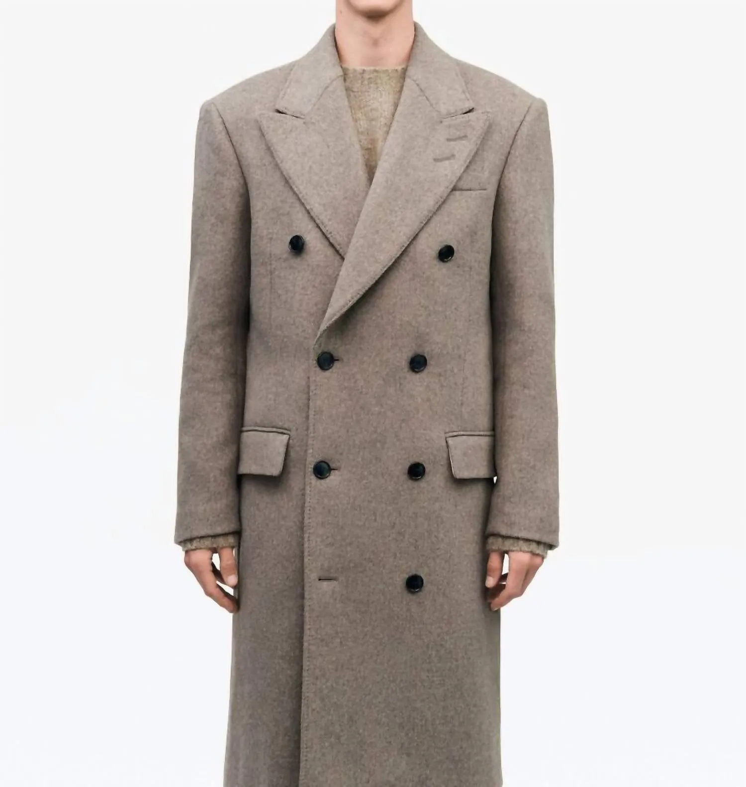 Chiaver Coat In Eggshell