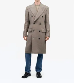 Chiaver Coat In Eggshell