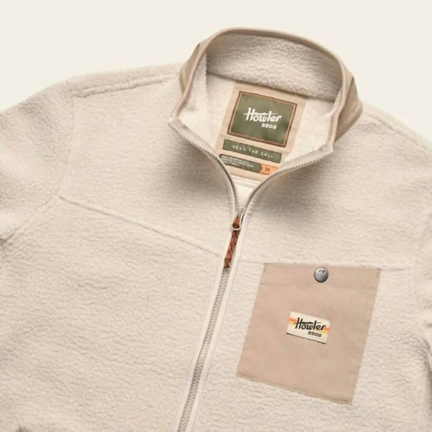 Chisos Fleece Jacket In Oatmeal