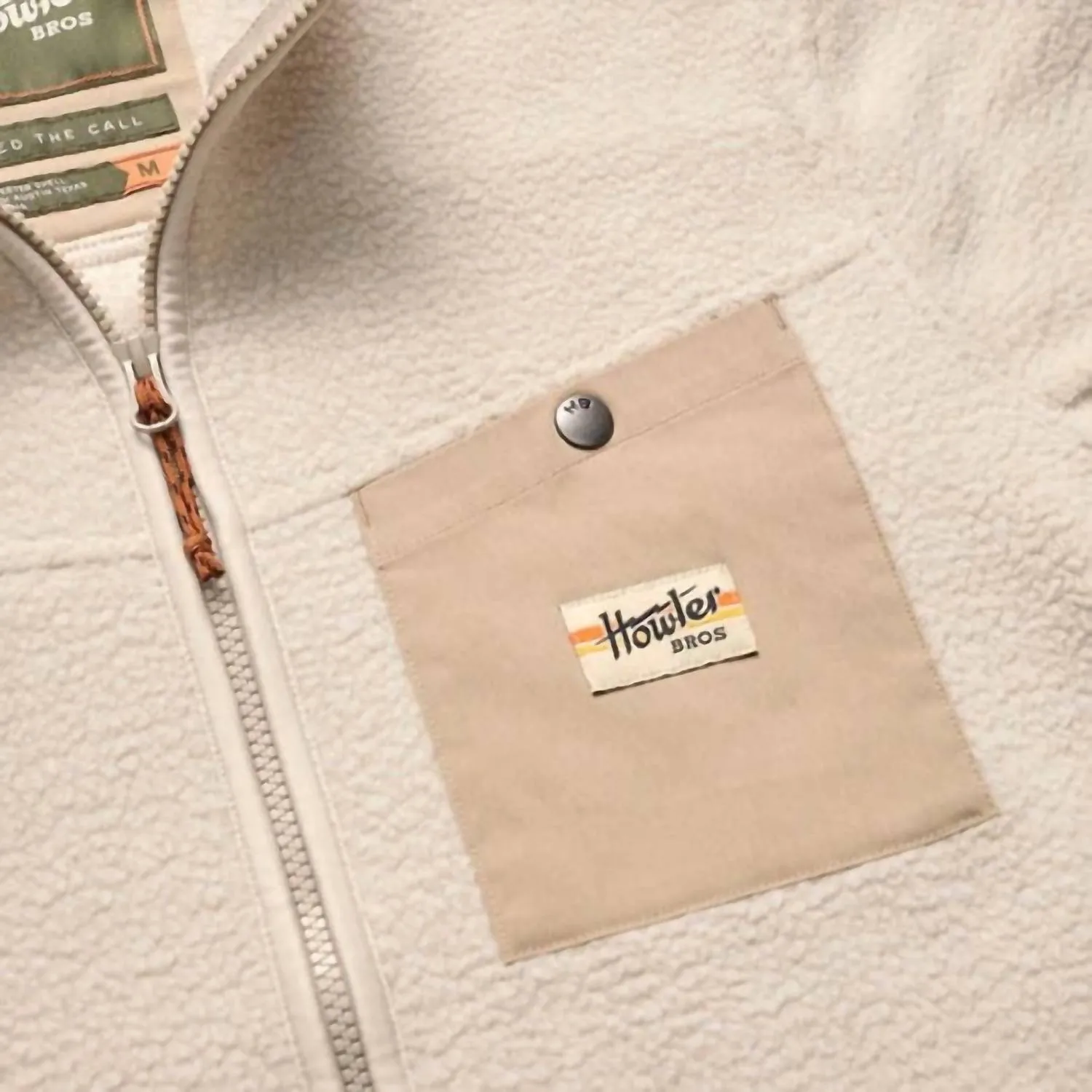 Chisos Fleece Jacket In Oatmeal