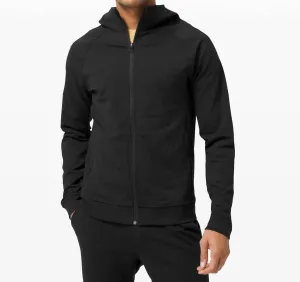 City Sweat Full Zip Hoodie In Black