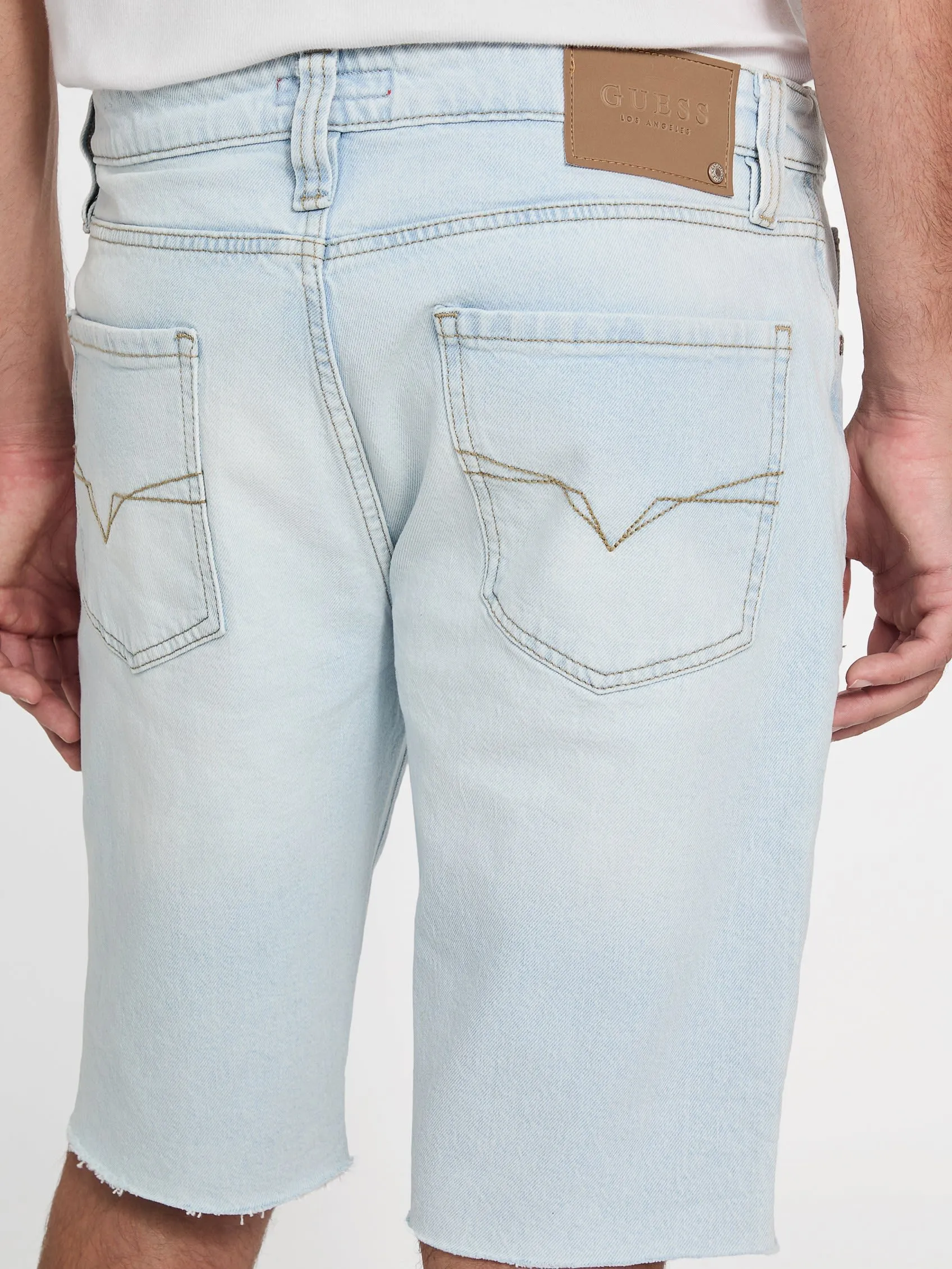 Clarke Destroyed Denim Shorts
