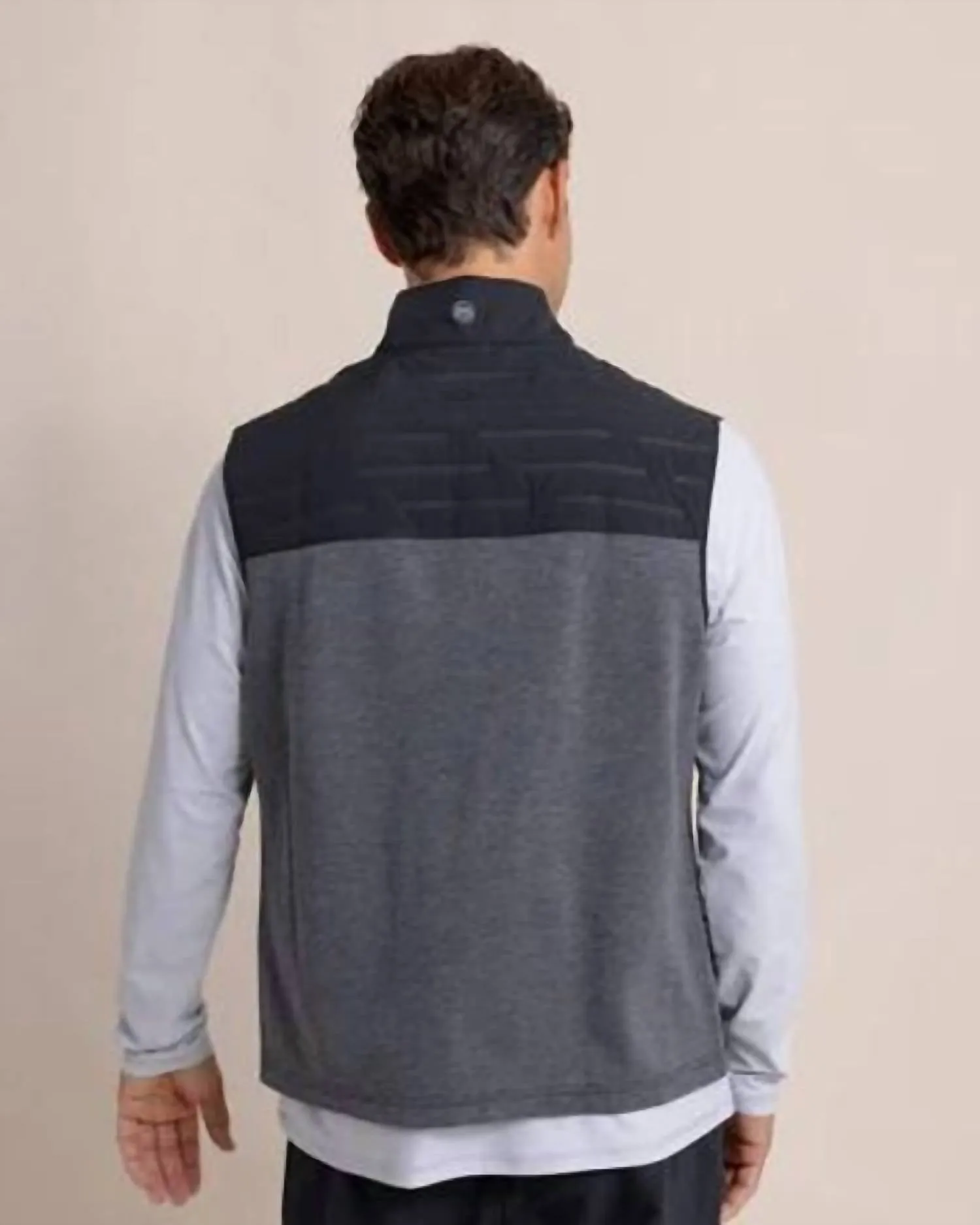 Coligny Quilted Vest In Caviar Black