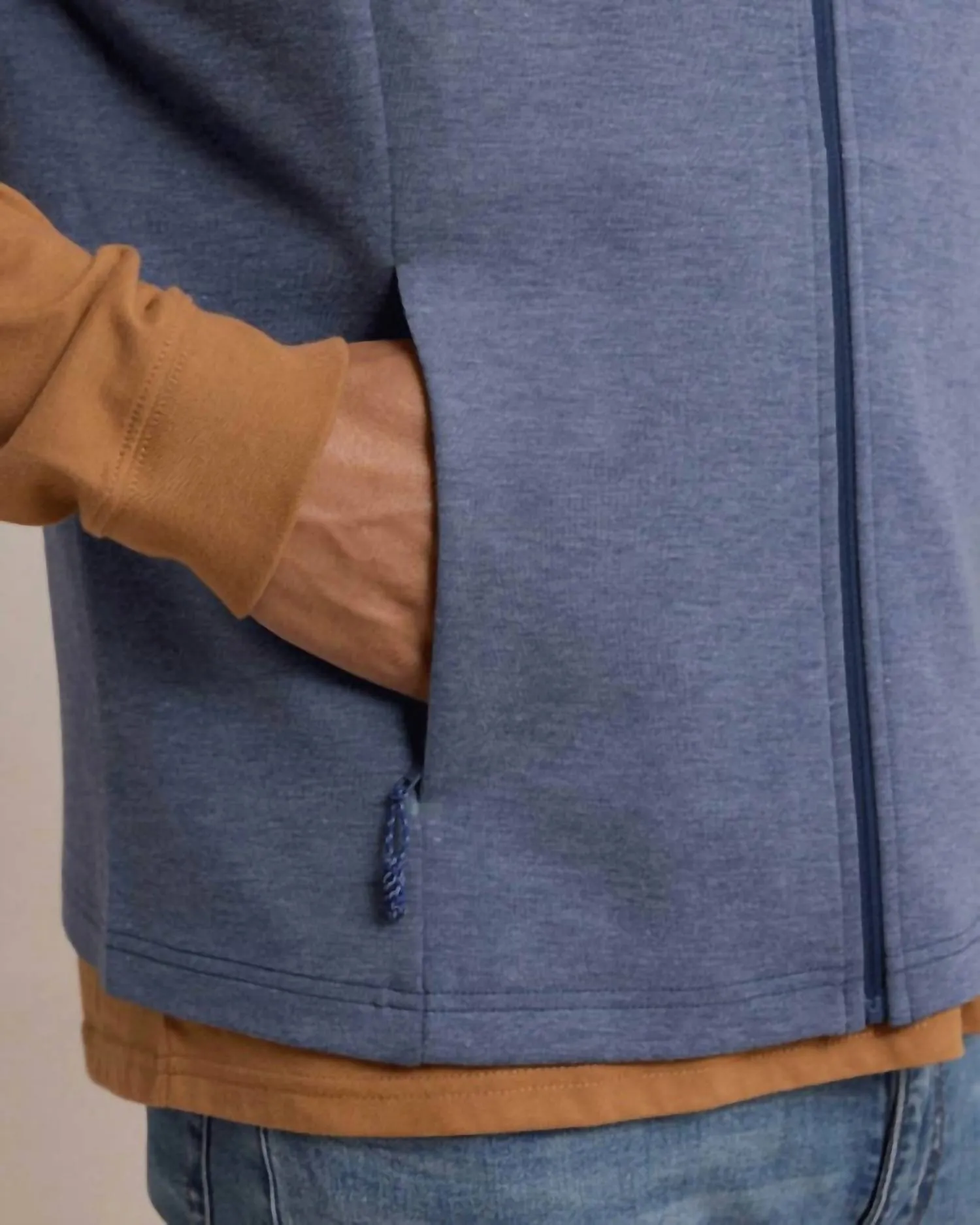 Coligny Quilted Vest In Dress Blue