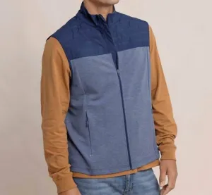 Coligny Quilted Vest In Dress Blue