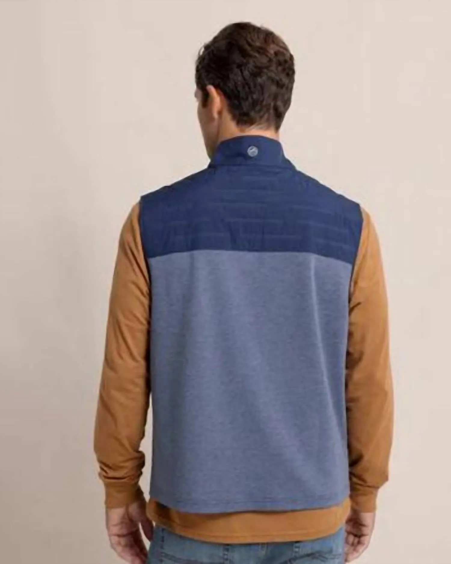 Coligny Quilted Vest In Dress Blue