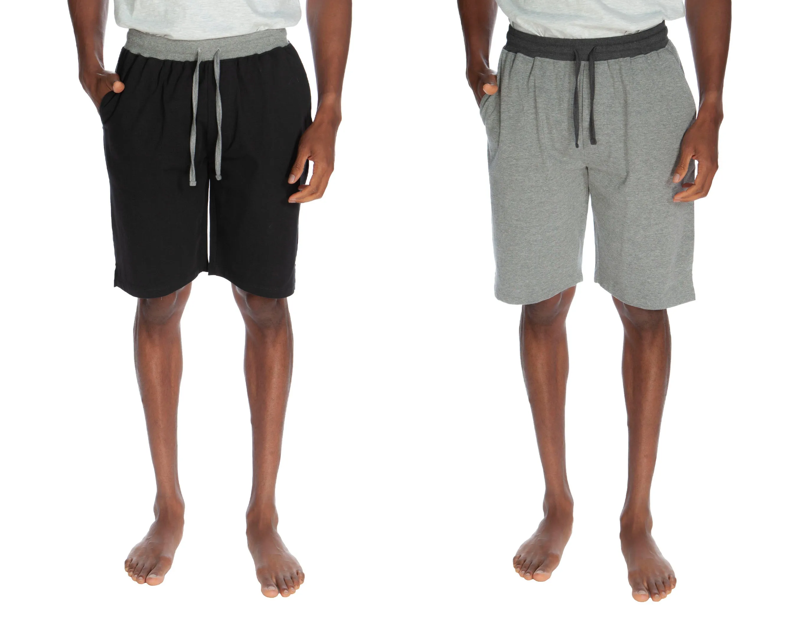 Contrast Waist Lounge Short 2 Pack