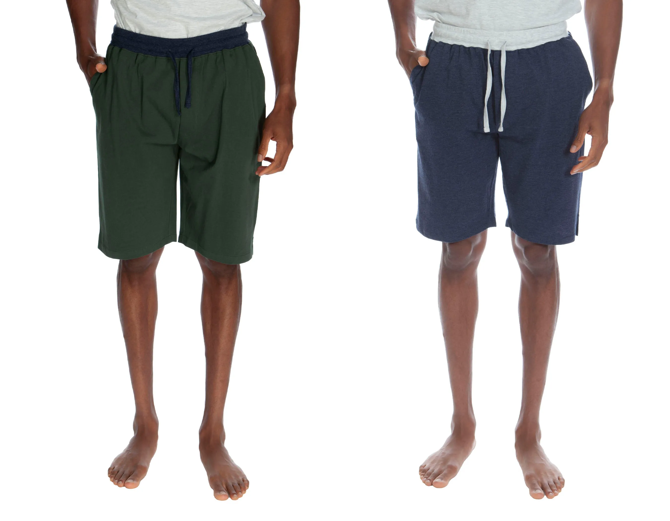 Contrast Waist Lounge Short 2 Pack