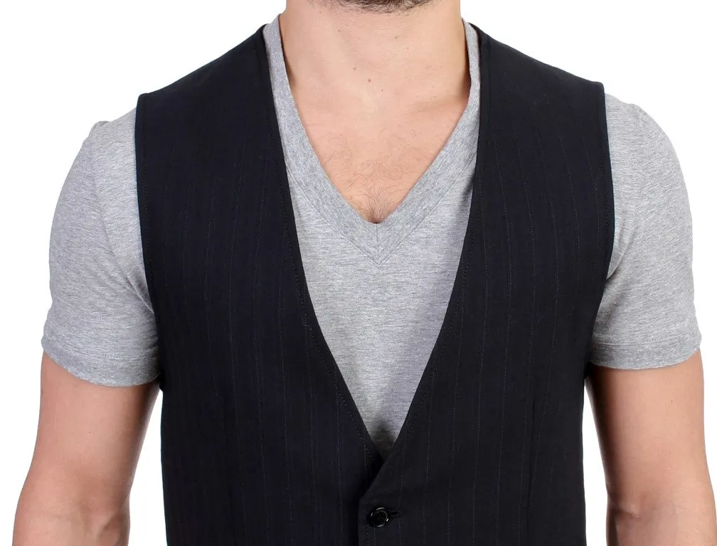 Costume National  striped cotton casual Men's vest